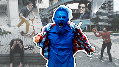 Cellar Cat izdod jautru klipu grupas “Eiffel 65” 90. gadu hitam – “Blue (Da Ba Dee)”