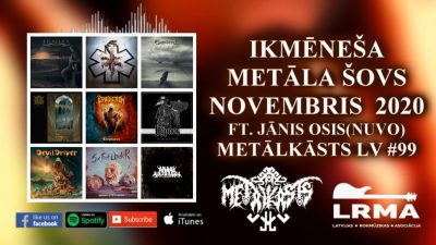 NOVEMBRIS 2020 Ikmēneša Metāla Šovs METĀLKĀSTS LV
