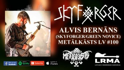 Grupas SKYFORGER ģitārists Alvis Bernāns METĀLKĀSTS LV