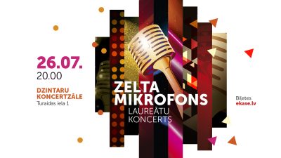 Zelta Mikrofons aicina uz laureātu koncertu Dzintaru koncertzālē