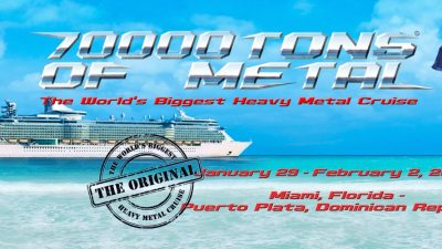SKYFORGER dodas Karību jūras kruīzā pasaules lielākajā peldošajā festivālā 70000TONS OF METAL 2024
