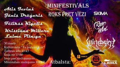 Norisināsies pasākums “Roks pret vēzi!”