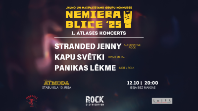 Sākas jauno un mazpazīstamo grupu konkurss “NEMIERA BLICE 2025”