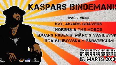 Kaspars Bindemanis aicina uz koncertu PALLADIUM