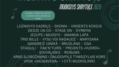 Leģendārais latgaliešu mūzikas festivāls “Muzykys Skryuļs” atgriežas Līksnā 19. un 20. jūlijā