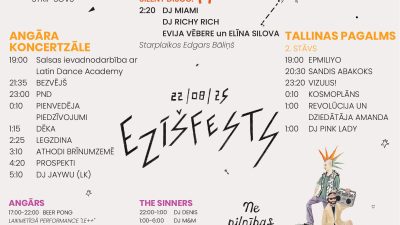 “Ezīšfests 2025” atklāj noslēpumaino mākslinieku un pasākuma programmu