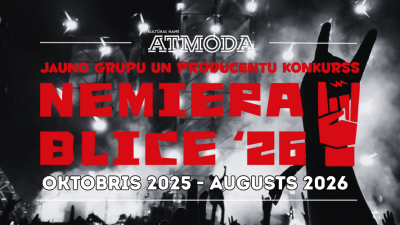 Jauno grupu un producentu konkurss NEMIERA BLICE ’26 aicina pieteikties