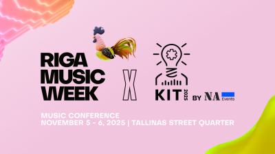 Rīgā gaidāma jaudīga mūzikas industrijas konference “Riga Music Week x KIT’25”