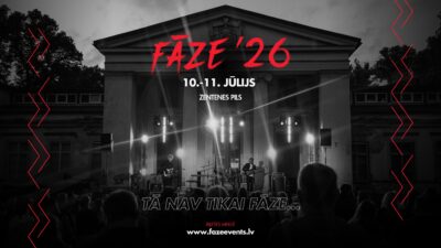 Vasaras karstākais jauno mūziķu festivāls “FĀZE ‘26” izziņo pirmos māksliniekus