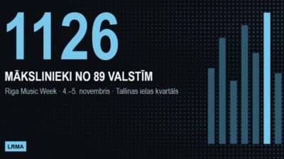 Rīgā grib 1126 mākslinieki no 89 valstīm.