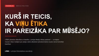 Kurš ir teicis, ka viņu ētika ir pareizāka par mūsējo?