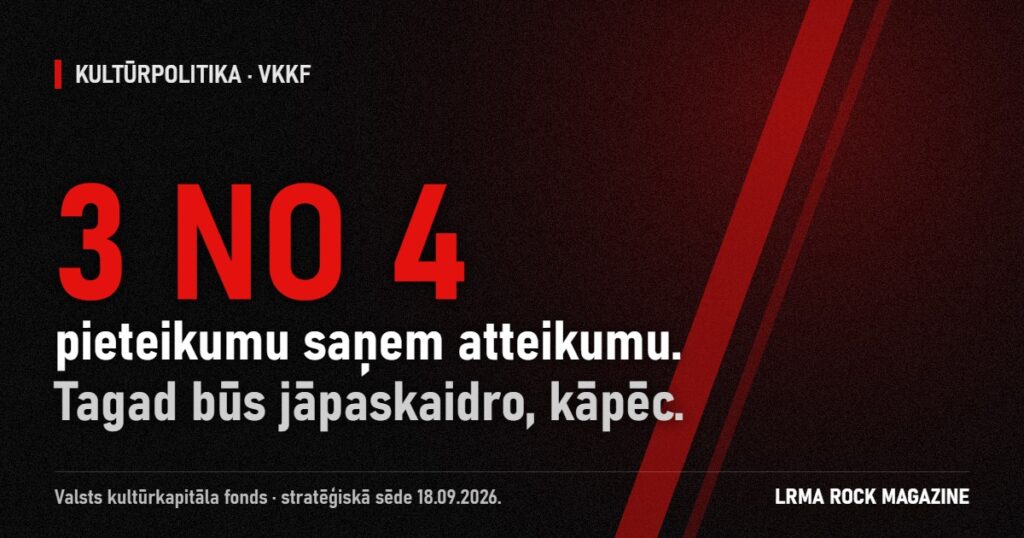 LRMA vizualizācija: 3 no 4 VKKF pieteikumiem saņem atteikumu