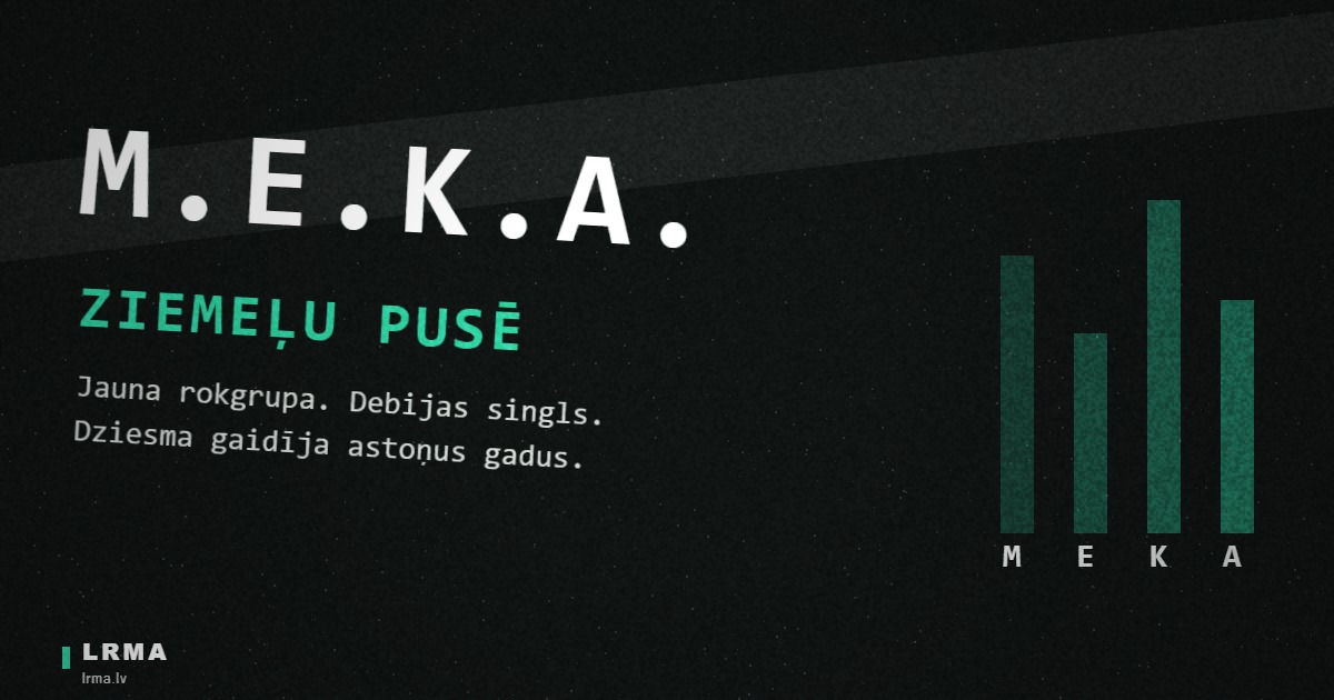 Rokgrupas M.E.K.A. debijas singls Ziemeļu pusē