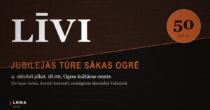 Grupas Līvi 50 gadu jubilejas tūre sākas Ogrē