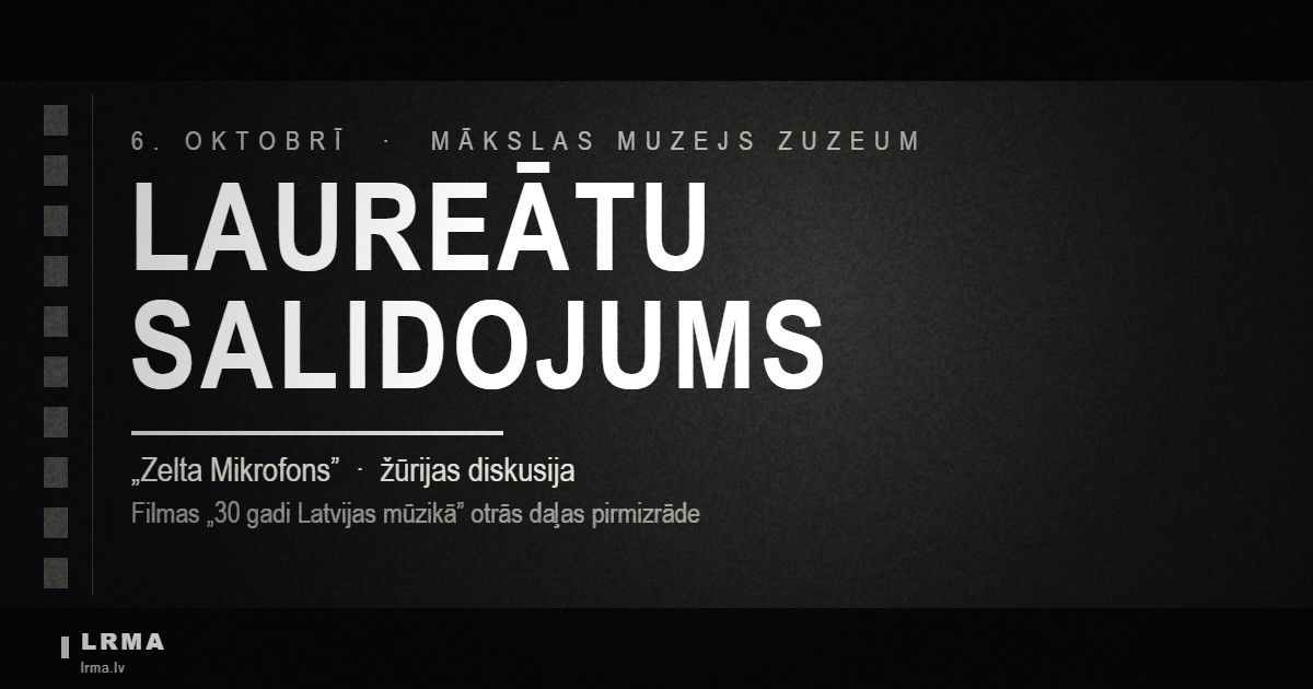 Zelta Mikrofona laureātu salidojums 6. oktobrī Zuzeum