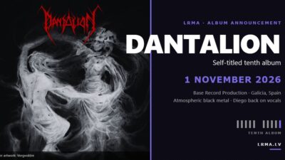 Dantalion release a tenth album, with Diego back on vocals.
