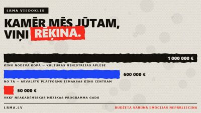 Kamēr mēs jūtam, viņi rēķina.