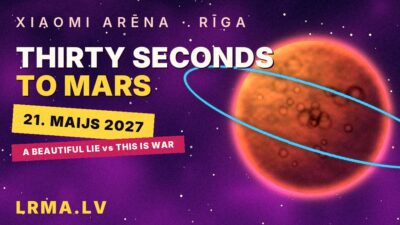 Thirty Seconds to Mars atgriežas Rīgā: 21. maijā Xiaomi Arēnā skanēs divi albumi.